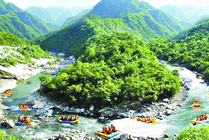 宝天曼峡谷漂流