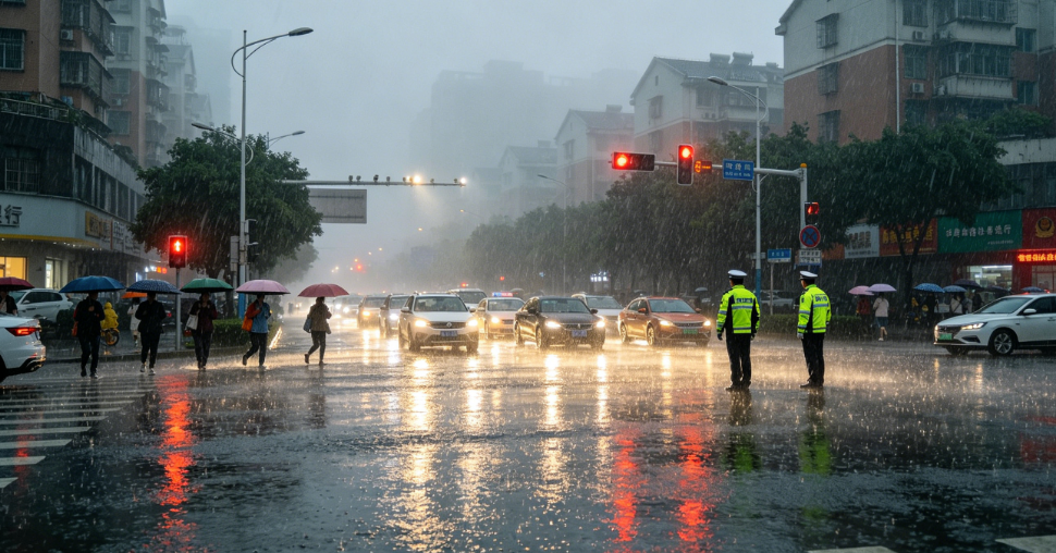 端午假期我国天气格局鲜明反差：长江中下游暴雨叠加强对流，华南高温闷热持续升级